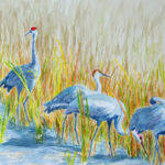 LORRIE'S BIRDS WATERCOLOR 11X15