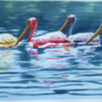 LORRIE'S BIRDS WATERCOLOR 11X20