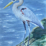 LORRIE'S BIRDS WATERCOLOR 15X11