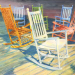 CHAIR COLORS WATERCOLOR 16X22