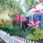 OZONA STROLL WATERCOLOR 22X23
