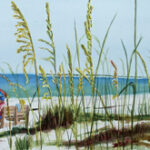 QUIET VIEW WATERCOLOR 11X30