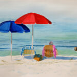 TWO FOR ONE WATERCOLOR 18X24