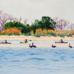 HONEYMOON TO CALADESI WATERCOLOR 15X30