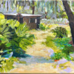 194 BROOKER CREEK BIRD HOUSE ACRYLIC 8X10