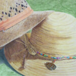 3P BAD SUN HATS COLORED PENCIL 11X15